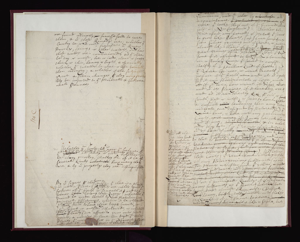 Boyle Papers Volume 38 Fol. 1v-2r