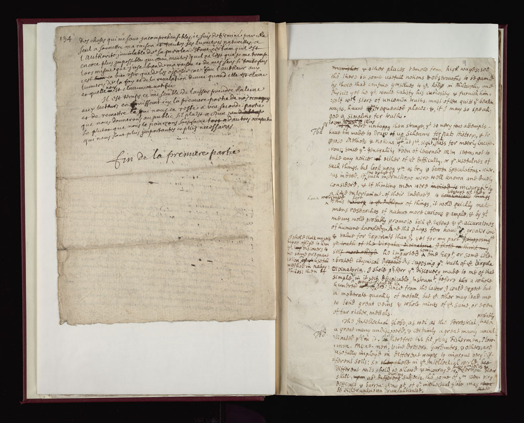 Boyle Papers Volume 38 Fol. 8v-9r