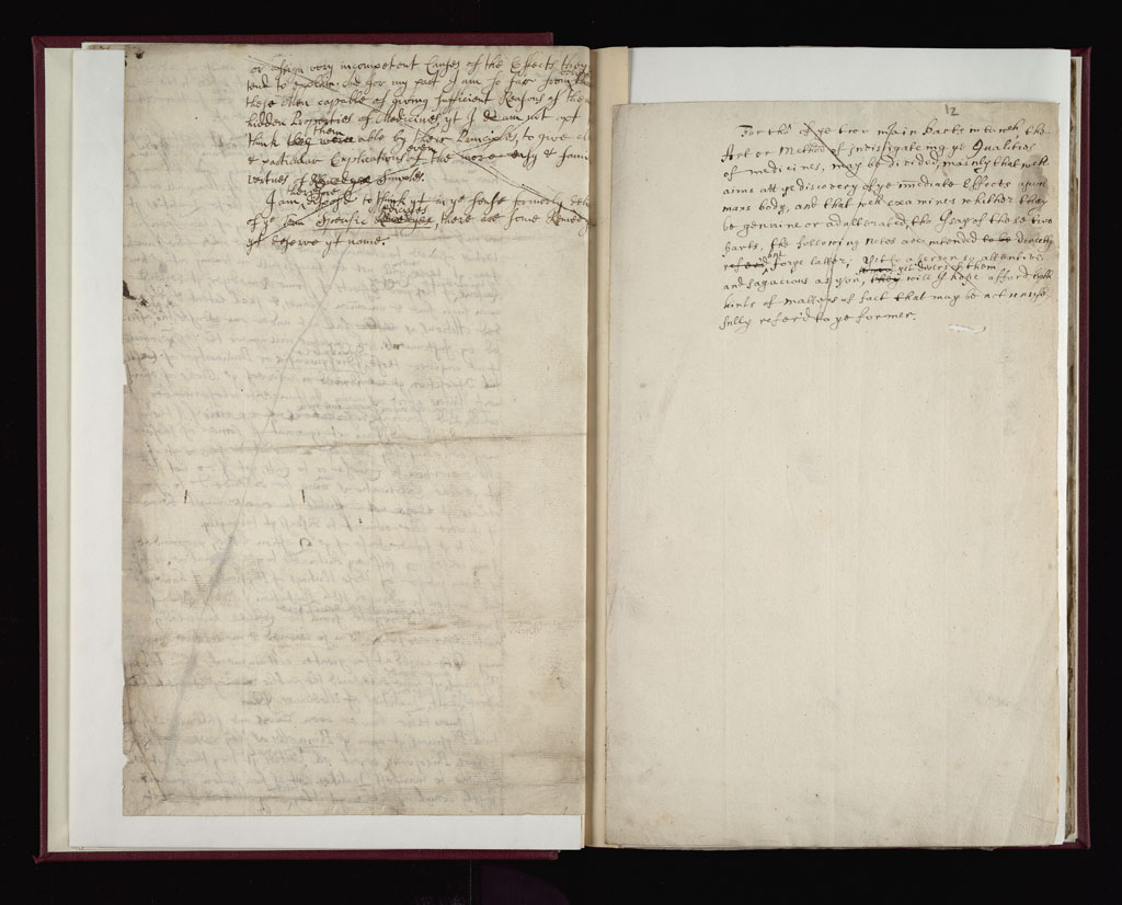 Boyle Papers Volume 38 Fol. 11v-12r