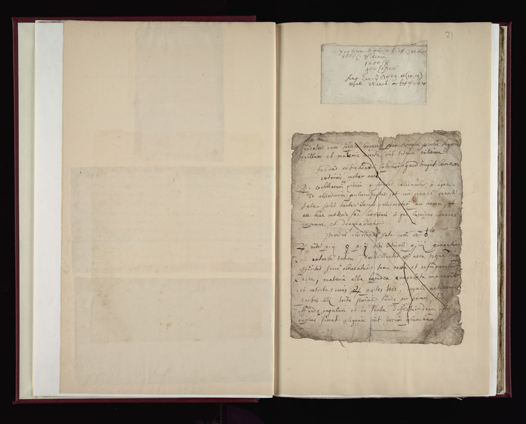 Boyle Papers Volume 38 Fol. 20v-21r