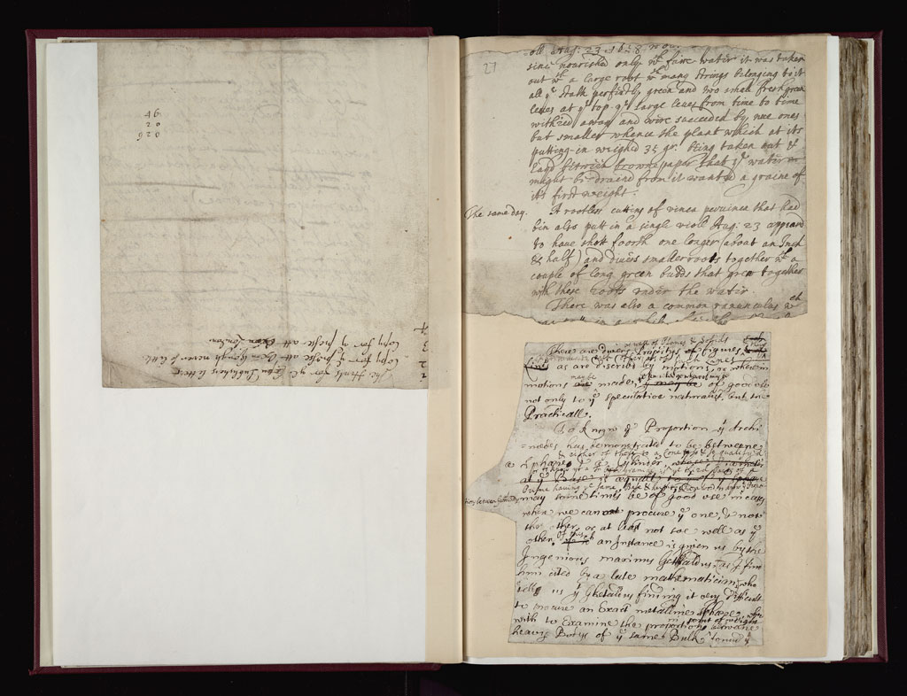 Boyle Papers Volume 38 Fol. 26v-27r