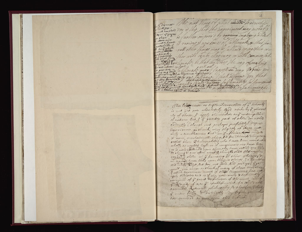 Boyle Papers Volume 38 Fol. 27v-28r