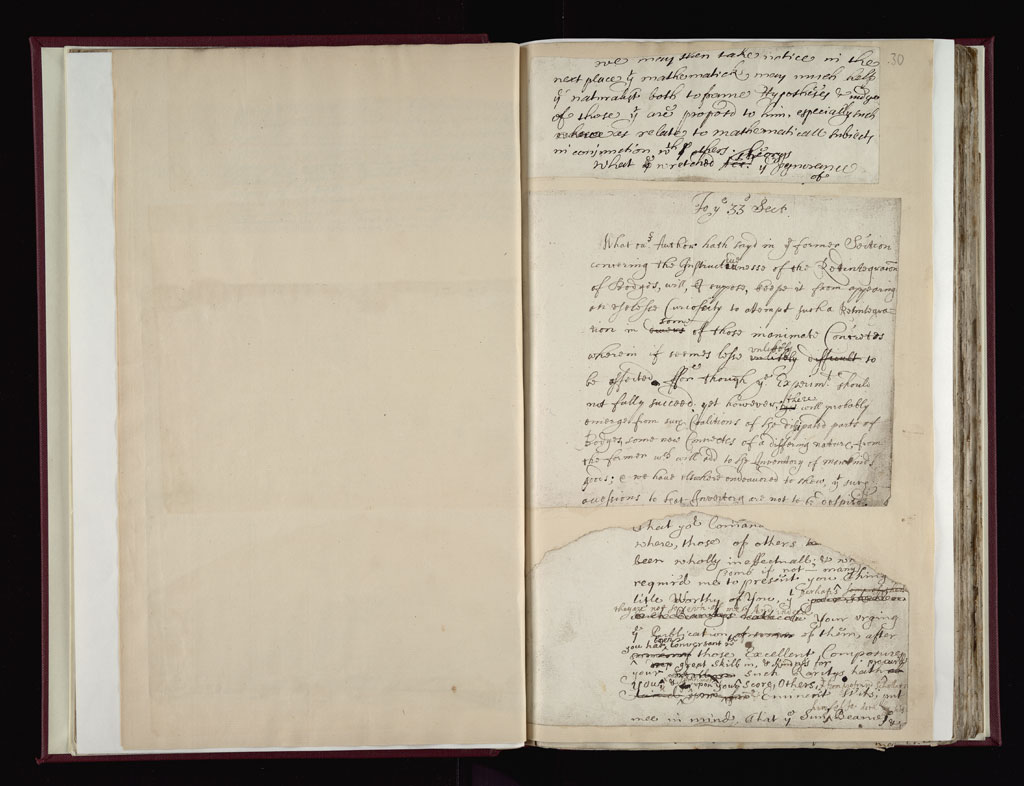 Boyle Papers Volume 38 Fol. 29v-30r