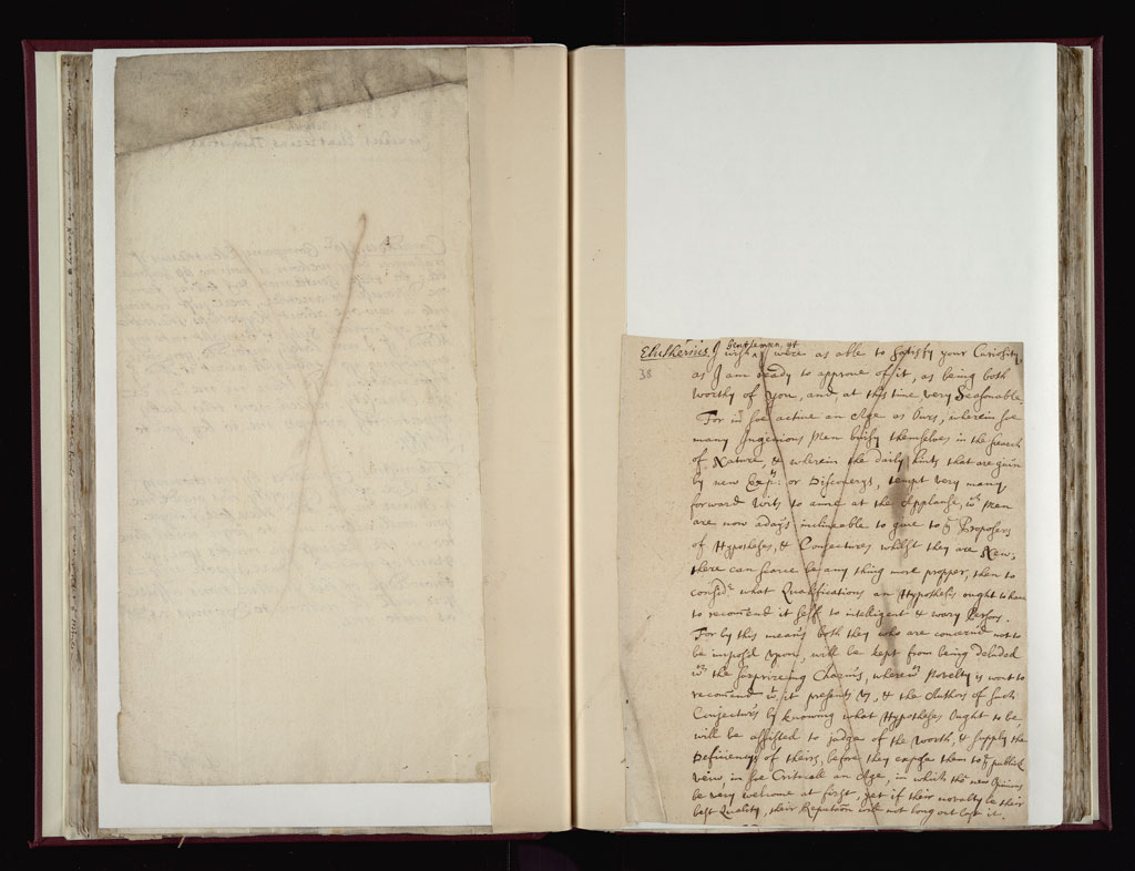 Boyle Papers Volume 38 Fol. 37v-38r