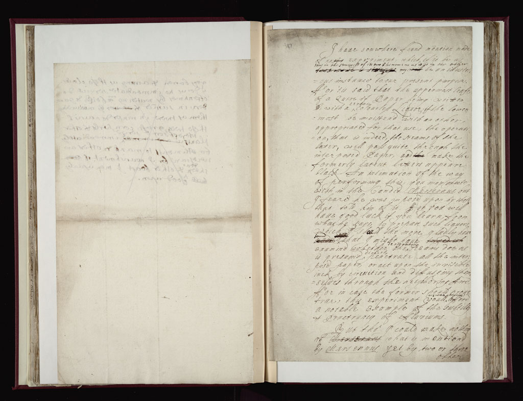 Boyle Papers Volume 38 Fol. 46v-47r