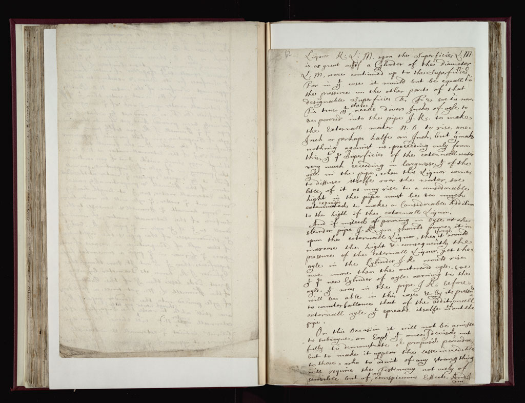 Boyle Papers Volume 38 Fol. 61v-62r