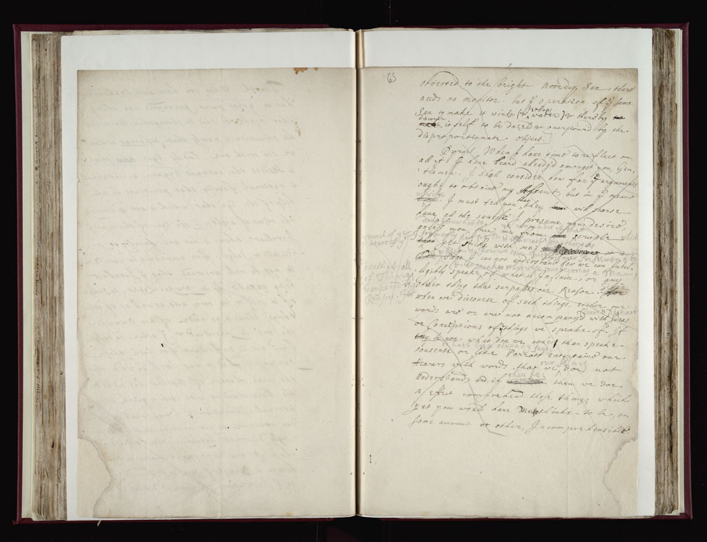 Boyle Papers Volume 38 Fol. 64v-65r