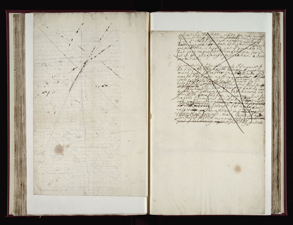 Boyle Papers Volume 38 Fol. 71v-72r