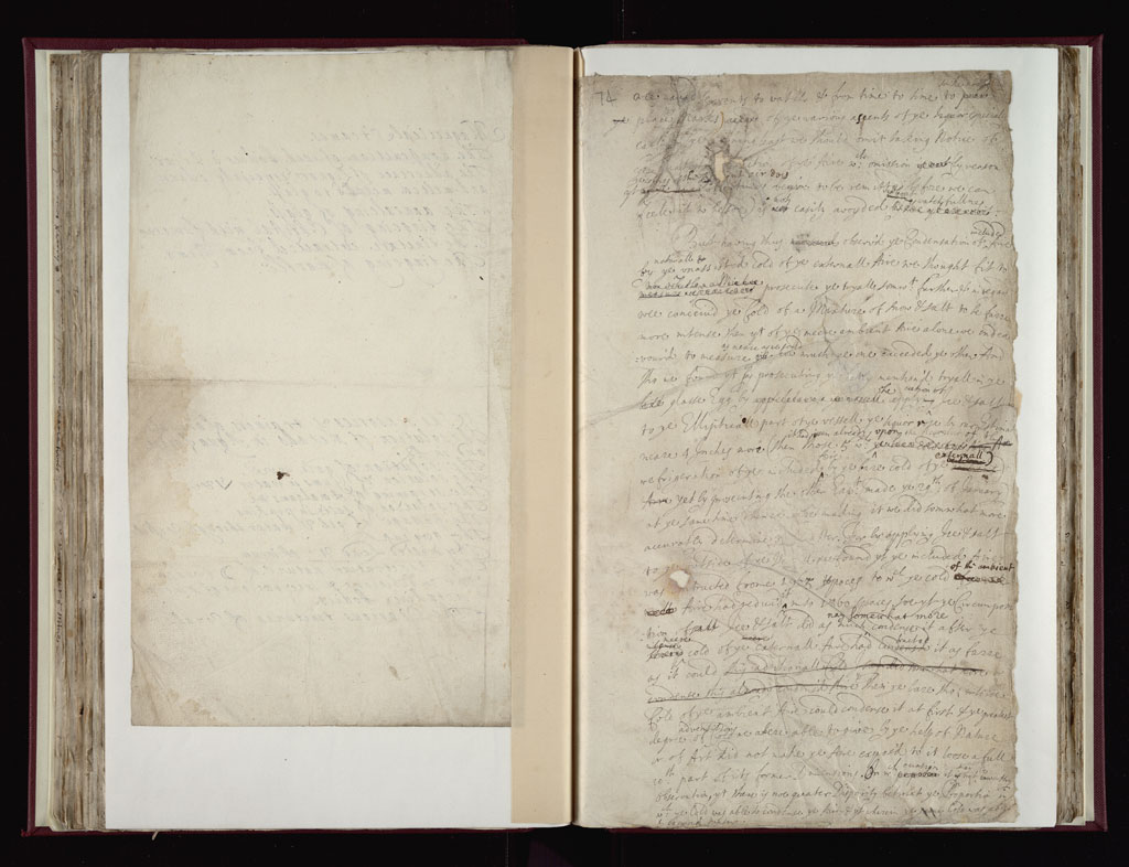 Boyle Papers Volume 38 Fol. 73v-74r