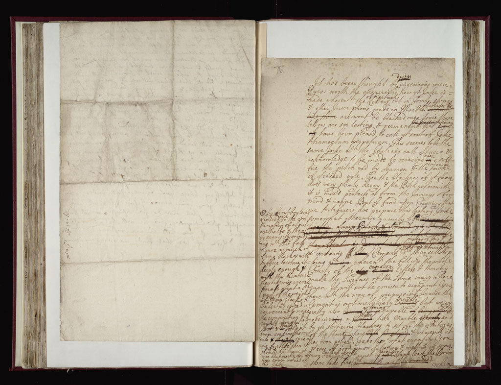 Boyle Papers Volume 38 Fol. 75v-76r