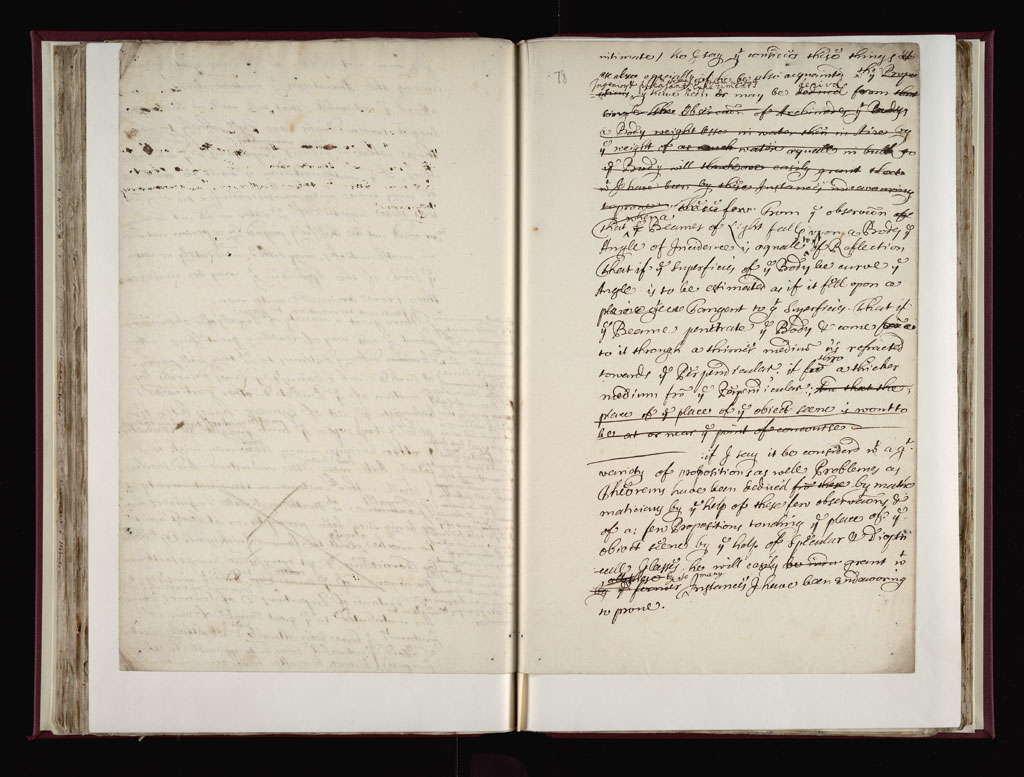 Boyle Papers Volume 38 Fol. 77v-78r