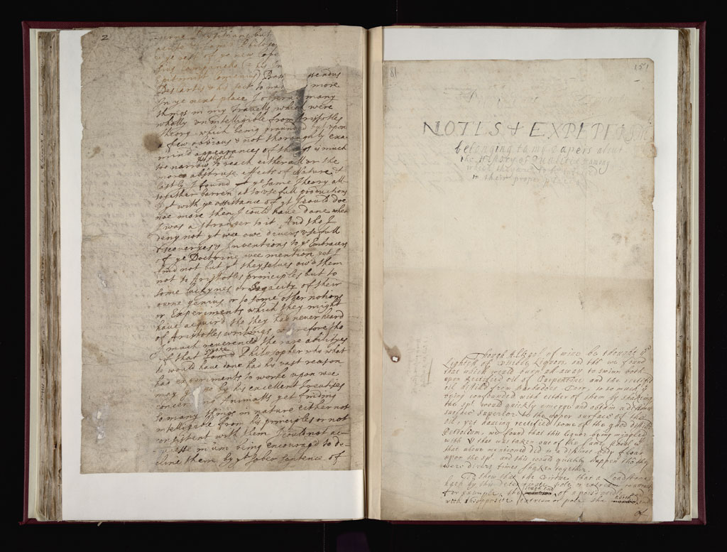 Boyle Papers Volume 38 Fol. 80v-81r