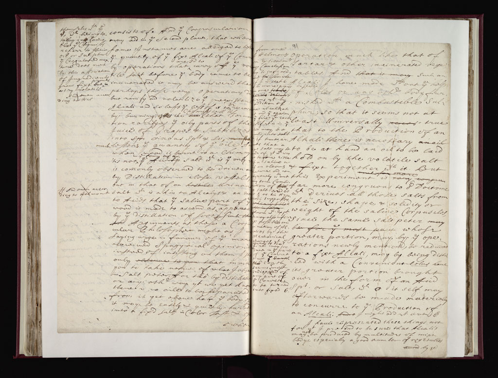 Boyle Papers Volume 38 Fol. 90v-91r