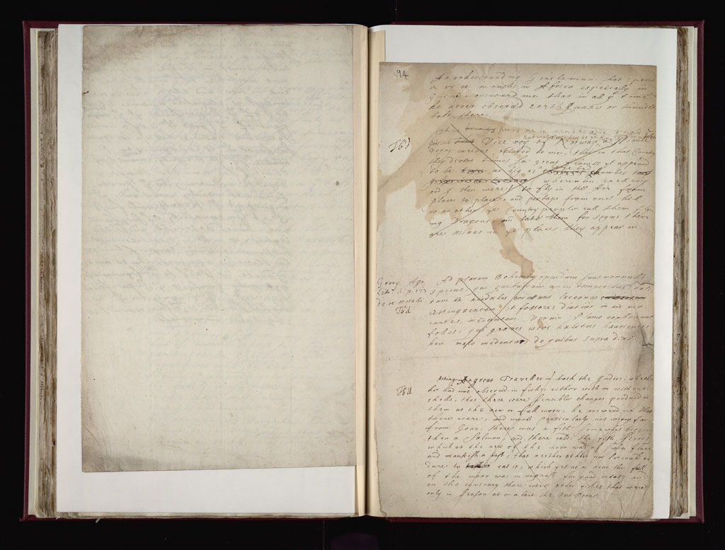 Boyle Papers Volume 38 Fol. 93v-94r