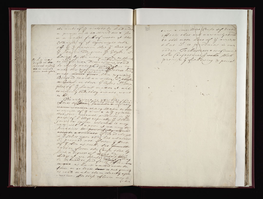 Boyle Papers Volume 38 Fol. 100v-101r