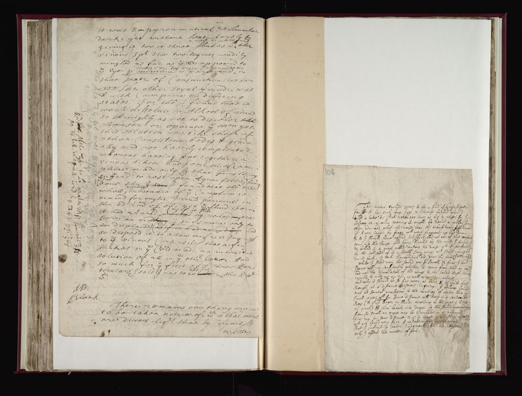 Boyle Papers Volume 38 Fol. 103v-104r