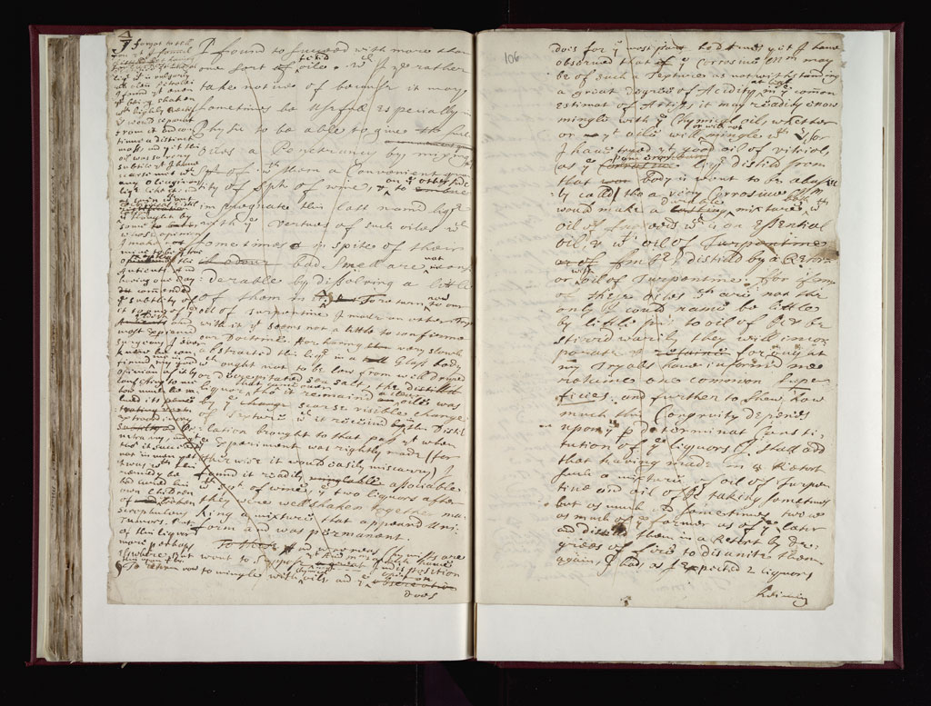 Boyle Papers Volume 38 Fol. 105v-106r