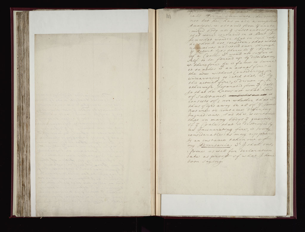 Boyle Papers Volume 38 Fol. 107v-108r