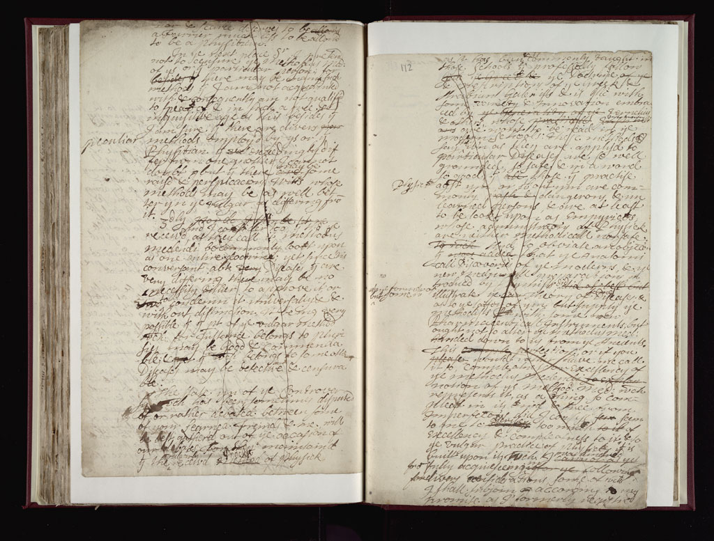 Boyle Papers Volume 38 Fol. 111v-112r