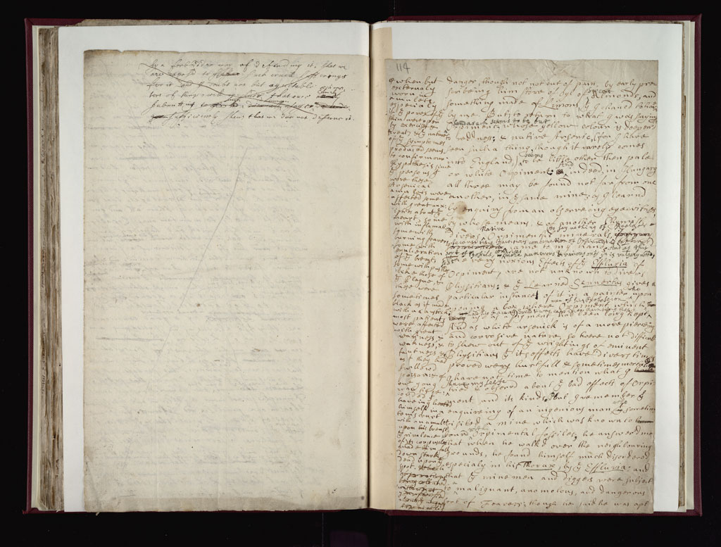 Boyle Papers Volume 38 Fol. 113v-114r