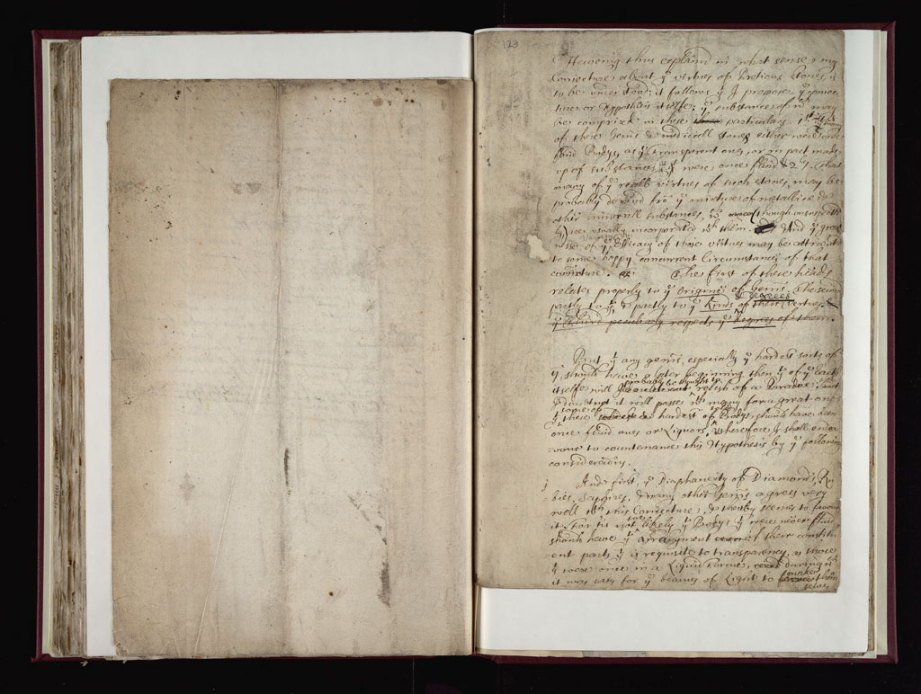 Boyle Papers Volume 38 Fol. 122v-123r