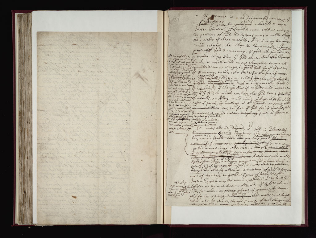 Boyle Papers Volume 38 Fol. 136v-137r