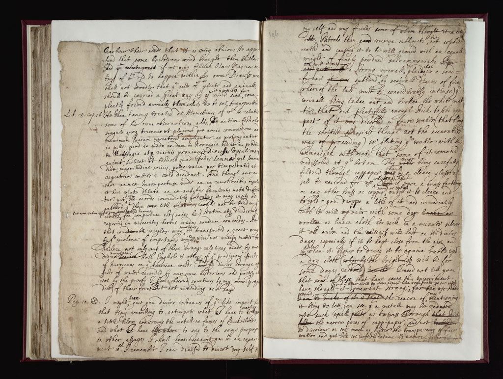 Boyle Papers Volume 38 Fol. 145v-146r