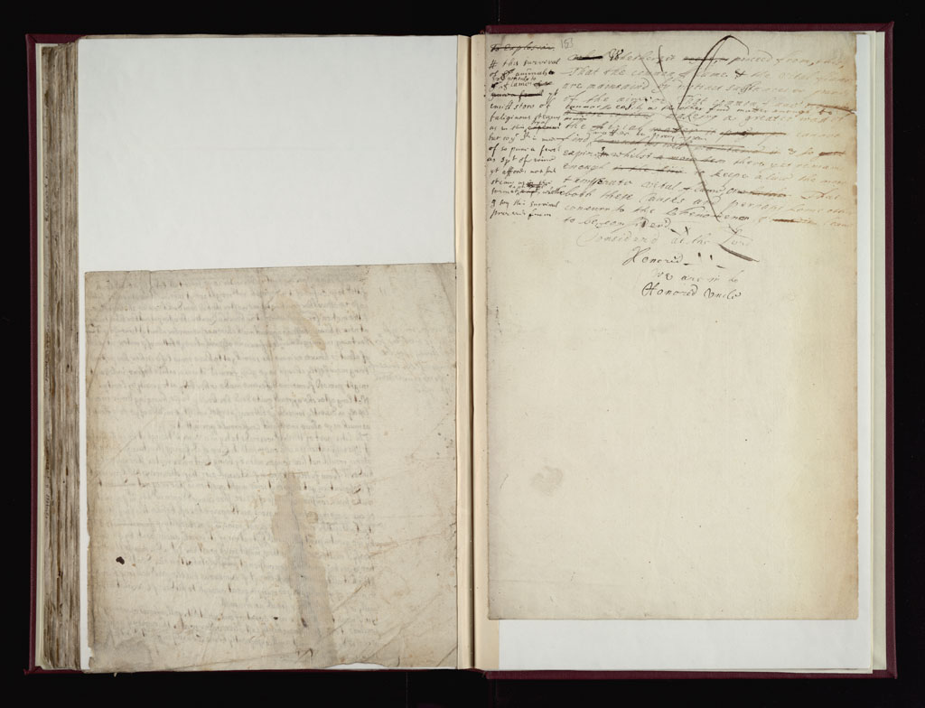 Boyle Papers Volume 38 Fol. 152v-153r